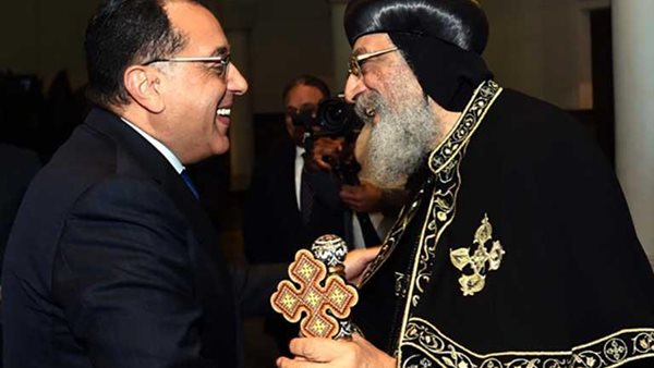 مدبولي رفقة البابا