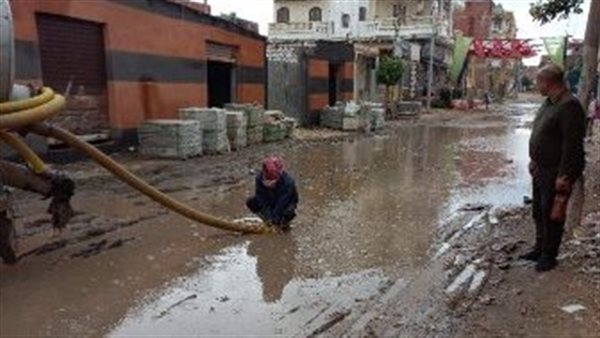 كسح وشفط مياه الأمطار