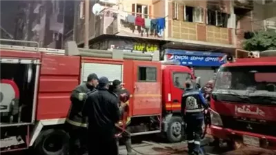 السيطرة على حريق داخل معرض أجهزة كهربائية بالمنيا