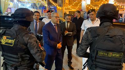 مدير أمن بورسعيد يتفقد الخدمات الأمنية بمحيط الكنائس | صور 