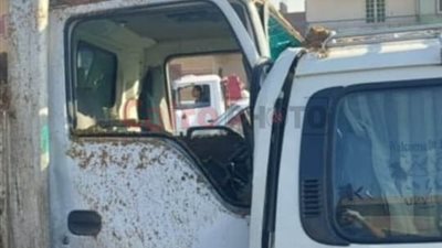 إصابة 9 أشخاص في تصادم سيارة نقل بعدد من الملاكي بالمرج| صور