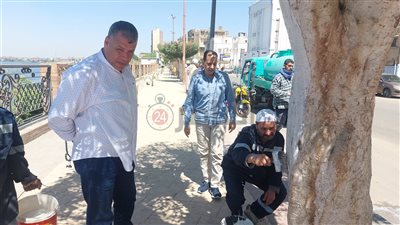 كورنيش كفر الزيات بالغربية يتزين لاستقبال الزائرين احتفالًا بعيد شم النسيم