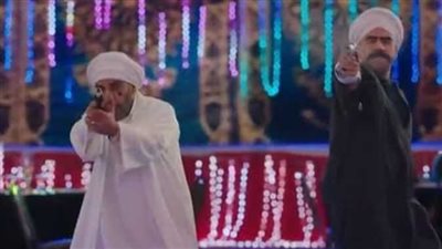 مسلسل الكبير أوي7 الحلقة 27 | محاولة اغتيال حفني الديب في حفل زفافه