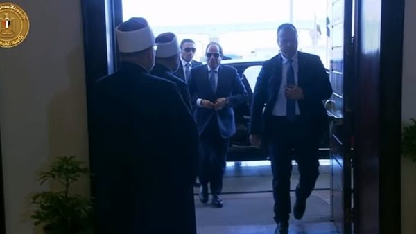 وصول الرئيس عبد الفتاح