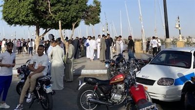 إقبال أهالي الأقصر على الكورنيش بعد صلاة العيد | صور