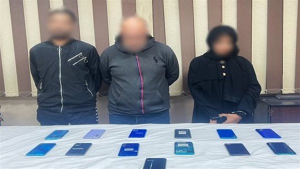 المتهمين والمضبوطات