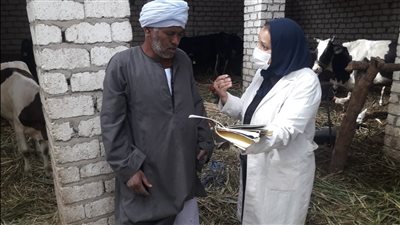 تحصين 52 ألف حيوان ضد الحمى القلاعية والوادي المتصدع بالأقصر
