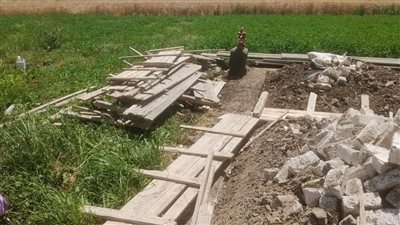 إزالة 11 حالة بناء مخالف بمركزين في المنيا