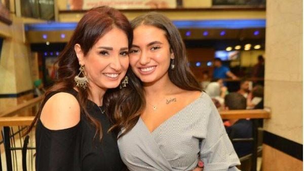 أمل رزق وابنتها لمى