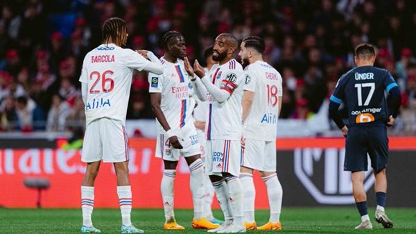 مباراة ليون ومارسيليا