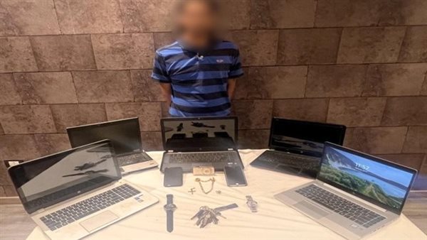 المتهم والمضبوطات