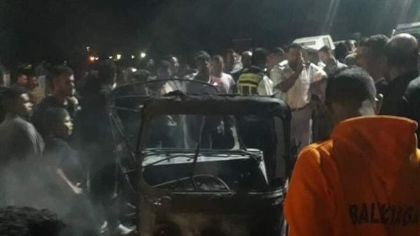 آثار الحادث 