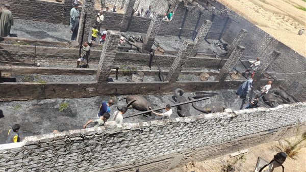 نشوب حريق في 5 منازل