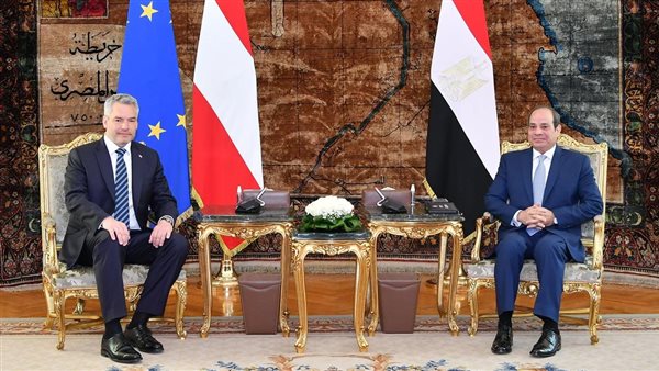 السيسي ومستشار النمسا