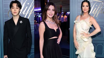 نانسي عجرم وكاتي بيري وفرقة BTS يحضرون حفل افتتاح إحدى دور المجوهرات بنيويورك 