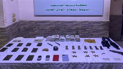 ضبط 5 متهمين بحوزتهم مخدرات بـ مليون و160 ألف جنيه خلال حملة بنطاق محافظتي دمياط وأسيوط