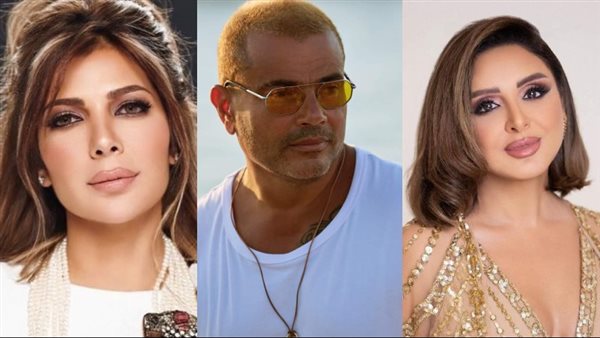 أنغام وعمرو دياب