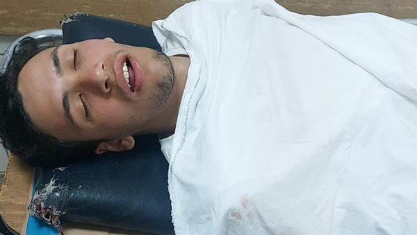 الشاب المصاب