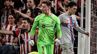 بعد غيابه ما يقرب من 7 أشهر.. تير شتيجن يعود لتشكيل برشلونة في مباراة بلد الوليد بالدوري