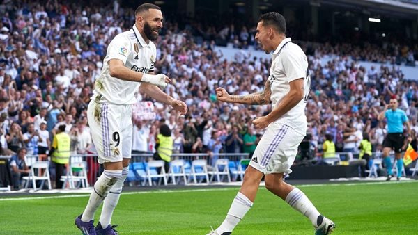 احتفال كريم بنزيما