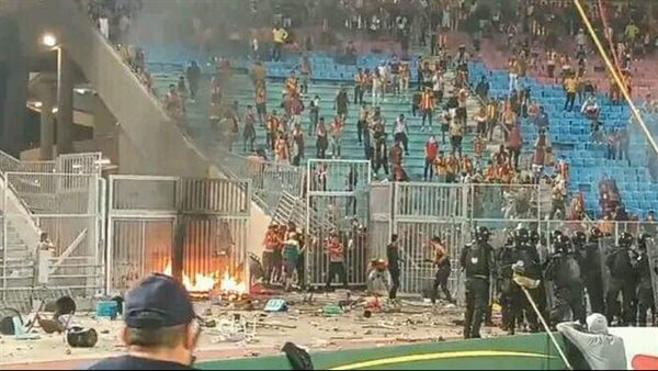 اشتباكات جماهير الترجي