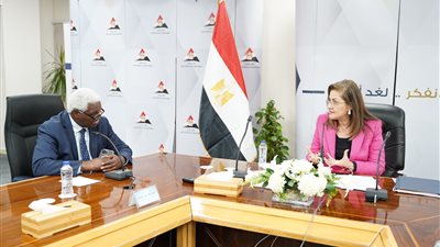 وزيرة التخطيط تلتقي سكرتير عام منظمة المدن والحكومات الإفريقية