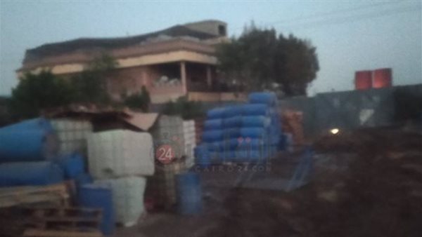 حريق مصنع تنر