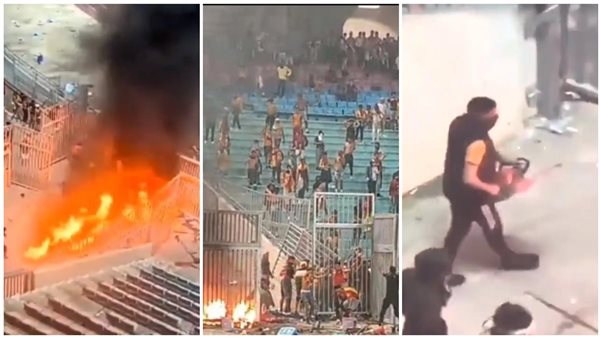 أعمال شغب من جانب