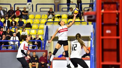 سيدات الزمالك يتوّجن بـ كأس مصر للكرة الطائرة على حساب الأهلي