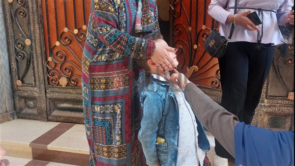 أحد الأطفال المصابة