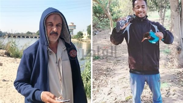 غريق المنوفية ووالده