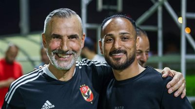 وليد سليمان يحضر تدريبات الأهلي قبل نهائي السوبر أمام بيراميدز