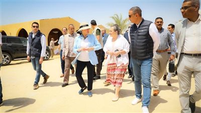 الأميرة عالية بنت الحسين تزور محمية وادي الريان بالفيوم | صور 