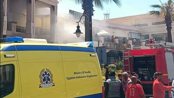 جانب من أعمال الإطفاء