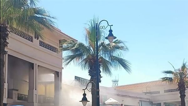 جانب من الحريق 