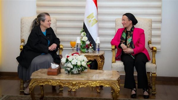 وزيرة البيئة تستقبل