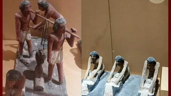 منحوتات للعمال كانت