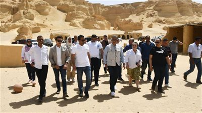 الأميرة عالية بنت الحسين في زيارة لمحمية وادي الحيتان بالفيوم | صور 