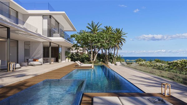 إحدى الفيلات المتاحة