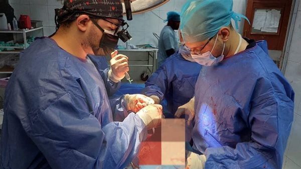 الفريق الطبي أثناء