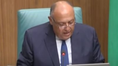 شكري: مصر حريصة على حقن دماء الشعب السوداني وعودة الاستقرار