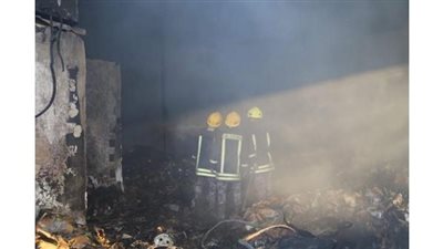 السيطرة على حريق بمخزن مشروبات غازية بالفيوم