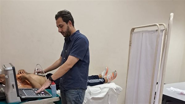 جانب من إجراء الفحوص