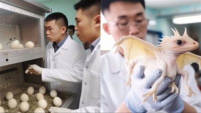 عمره 10 آلاف عام.. حقيقة استنساخ العلماء لـ تنين في الصين