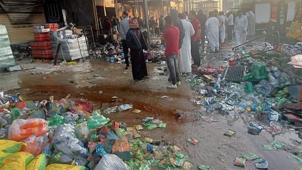 نشوب حريق داخل مولين