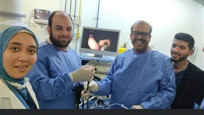 فريق طبي بمستشفى الأزهر بدمياط ينجح في إنقاذ طفلة بلعت مجموعة مسامير