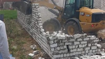 إزالة 13 حالة تعدٍ على الأراضي الزراعية في الفيوم | صور