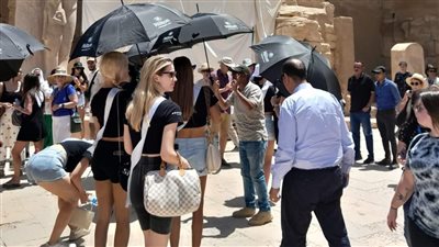 معابد الكرنك تستقبل ملكات جمال العالم للعام 2022 - 2023 | صور 