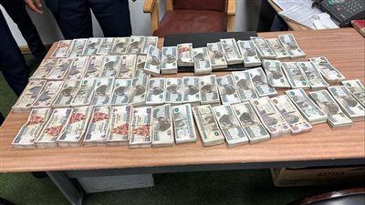 ضبط محاولة تهريب كمية من النقد المصري بمطار برج العرب