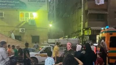 السيطرة على حريق في عقار سكني بمنطقة الكونيسة بالجيزة | فيديو 